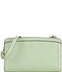 Color:Beach Glass - Image 2 - Knott Pebbled Leather Small Crossbody Bag