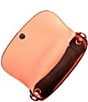 Color:Melon Ball - Image 3 - Knott Top Handle Crossbody Bag
