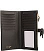 kate spade new york Knott Zip Slim Wallet, Color:Black - Image 3