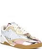 kate spade new york KS Drift Metallic Leather Sneakers - Image 1