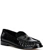 kate spade new york Glazed Leather Penni Lug Loafers - Image 1