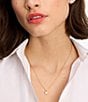 kate spade new york Little Luxuries Crystal Short Pendant Necklace