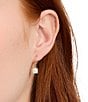 Color:Pearl - Image 2 - Little Luxuries Huggie Hoop Earrings
