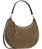 kate spade new york Liv Large Suede Saddle Shoulder Bag - Image 4