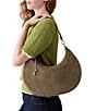kate spade new york Liv Large Suede Saddle Shoulder Bag - Image 5