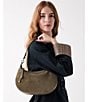 kate spade new york Liv Suede Saddle Shoulder Bag - Image 5