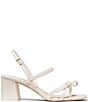 kate spade new york Loop Leather Knotted Block Heel Sandals - Image 2