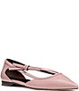 kate spade new york Loop Leather Pointed Toe Bow Flats - Image 1