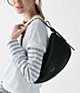 kate spade new york Loop Pebbled Leather Shoulder Bag, Color:Black - Image 7