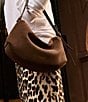kate spade new york Loop Suede Hobo Shoulder Bag, Color:Hot Fudge Multi - Image 6