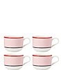 Color:Pink - Image 1 - Make It Pop Mugs, Set of 4