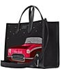 kate spade new york Manhattan Car Large Tote Bag, Color:Black - Image 4