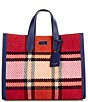 kate spade new york Manhattan Grand Plaid Tweed Large Tote Bag, Color:Multi - Image 1