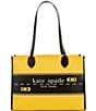 kate spade new york Manhattan Taxi Large Market Tote Bag, Color:Yellow Multi - Image 1