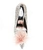Color:Gold/Silver - Image 5 - Maribou Glitter Feather Pom Pumps