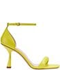 Color:Wasabi - Image 2 - Melrose Leather Ankle Strap Sandals
