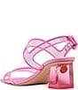 Color:Carousel Pink - Image 3 - Milani Clear Vinyl Lucite Heel Dress Sandals