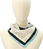 kate spade new york Missing Shoe Silk Bandana Scarf - Image 5