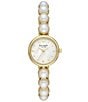 kate spade new york Monroe Pearl Bracelet Watch, Color:Gold - Image 1