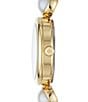 kate spade new york Monroe Pearl Bracelet Watch, Color:Gold - Image 2