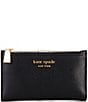 Color:Black - Image 1 - Morgan Small Slim Bifold Wallet