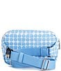 Color:Astral Blue Multi - Image 2 - Noel Printed Fabric Belt Bag