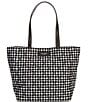 kate spade new york Noel Printed Fabric Large Tote Bag, Color:Black Multi - Image 1