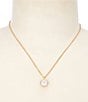 kate spade new york Opulence Octagon Stone Short Pendant Necklace - Image 1