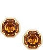 kate spade new york Opulence Octagon Stone Stud Earrings - Image 5