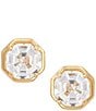 kate spade new york Opulence Octagon Stone Stud Earrings - Image 1