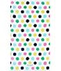 Color:Multi/White - Image 1 - Outdoor Living Collection Pom Pom Floral Beach Towel
