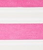 Color:Pink - Image 2 - Outdoor Living Collection Reversible Cabana Stripe Beach Towel