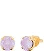 Color:Lilac - Image 1 - Pop Of Joy Crystal Spade Flower Stud Earrings