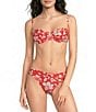 kate spade new york Pretty Paisley Underwire Shirred Swim Top - Image 3