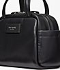 kate spade new york Puffed Smooth Leather Satchel Bag, Color:Black - Image 4