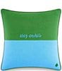 kate spade new york Pull Up A Chair Reversible Decorative Pillow, Color:Multi - Image 2