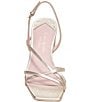 Color:Pale Gold - Image 4 - Renee Metallic Leather Slingback Sandals