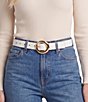 kate spade new york Round Molten Buckle Leather Belt - Image 2