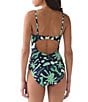 kate spade new york Ruched Underwire Bandeau One Piece Swimsuit - Image 2