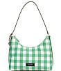 Color:Candy Multi - Image 1 - Sam Icon Gingham Printed Fabric Small Shoulder Bag