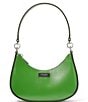 Color:Green - Image 1 - Sam Icon Shiny Small Convertible Crossbody Shoulder Bag