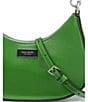Color:Green - Image 4 - Sam Icon Shiny Small Convertible Crossbody Shoulder Bag