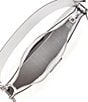 kate spade new york Sam Icon Silver Metallic Leather Small Convertible Crossbody Shoulder Bag, Color:Silver - Image 3