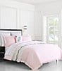 kate spade new york Sateen Ruffle Reversible Comforter Mini Set, Color:Pink - Image 1