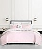 kate spade new york Sateen Ruffle Reversible Comforter Mini Set, Color:Pink - Image 3