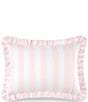 kate spade new york Sateen Ruffle Reversible Comforter Mini Set, Color:Pink - Image 8
