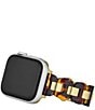 Color:Tortoise - Image 2 - Scallop Tortoise Acetate Band for Apple® Watch
