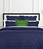 kate spade new york Scalloped Edge Reversible Quilt Bedding Mini Set, Color:Navy - Image 5