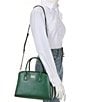 kate spade new york Serena Saffiano Satchel Bag, Color:Arugula - Image 4