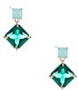 Color:Green Multi - Image 1 - Showtime Drop Earrings